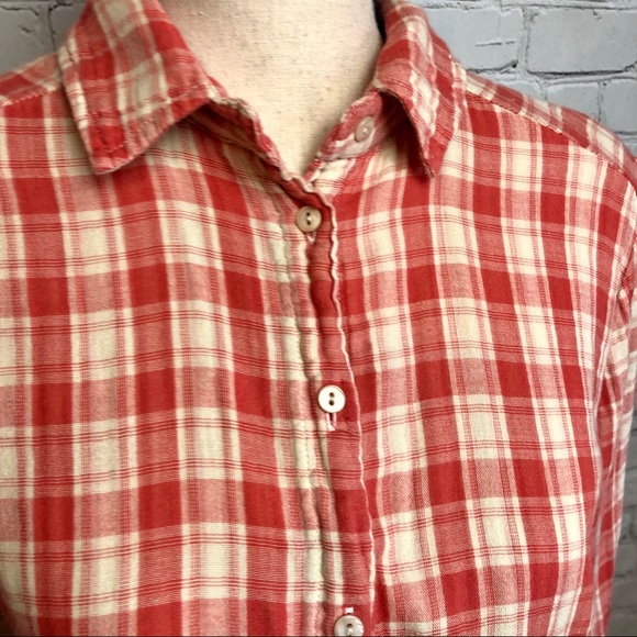 Plaid Lightly Lined Button Front Shirt - Picture 4 of 7
